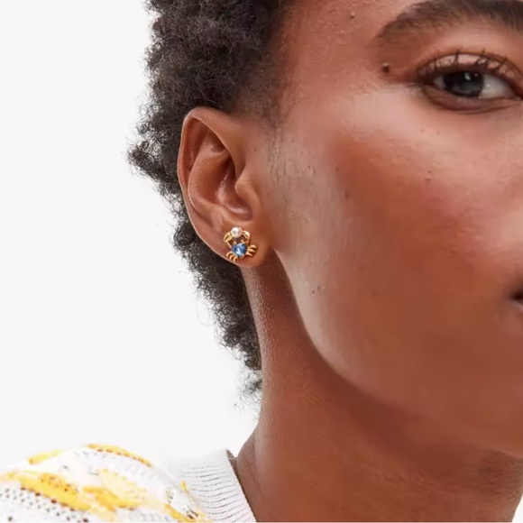 KATE SPADE Sea Star Starfish and Crab Stud Earrings - Picture 5 of 7